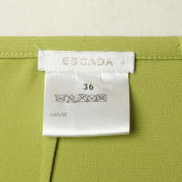 Escada Zijde broek in het groen