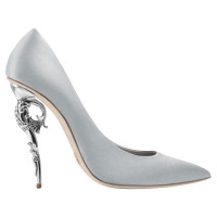 Ralph & Russo Pumps/Peeptoes en Cuir en Argenté