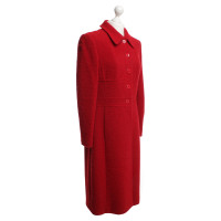 Escada Fitted coat in red