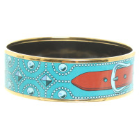 Hermès Enamel bracelet with motif