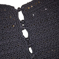 By Malene Birger Black Wool Crochet Dress 