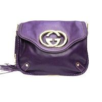 Gucci Handbag Leather in Violet