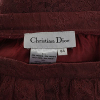 Christian Dior Lace skirt in berry colors