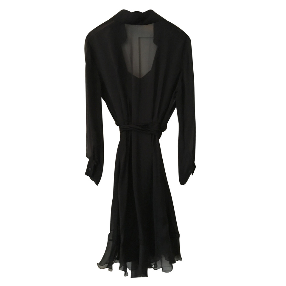 Philosophy Di Alberta Ferretti Black zijden jurk