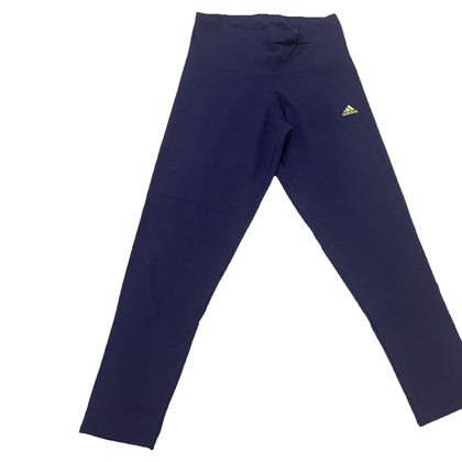 Adidas Paio di Pantaloni in Cotone in Blu