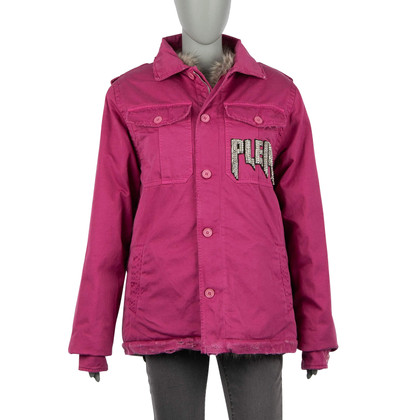 Philipp Plein Jacket/Coat Cotton in Pink