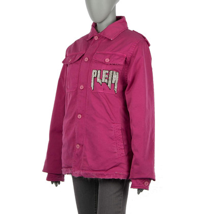 Philipp Plein Jacket/Coat Cotton in Pink