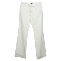 Joseph trousers in cream-white