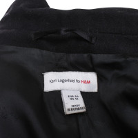 Karl Lagerfeld For H&M Coat in zwart
