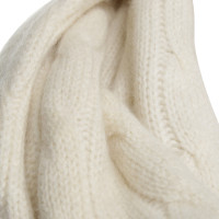 Ralph Lauren Kasjmier sjaal in crème wit