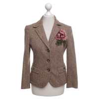 Moschino Cheap And Chic Wool blazer in brown