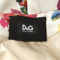 D&G skirt with a floral pattern