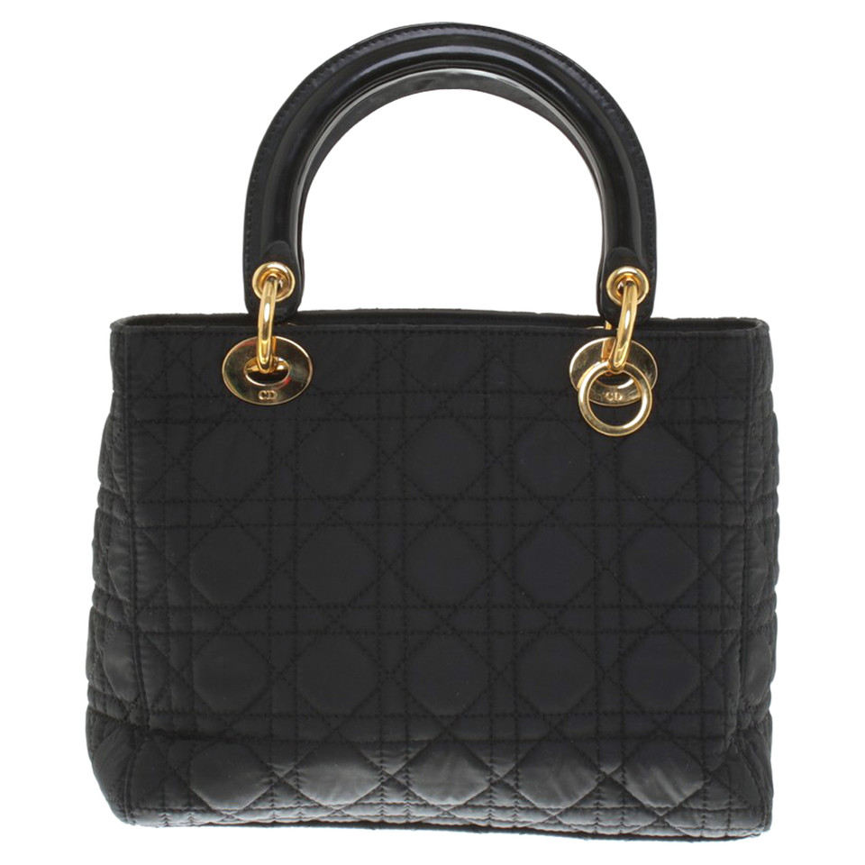 Christian Dior "Medium Lady Dior" in Schwarz