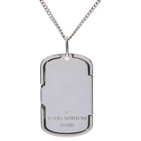 Louis Vuitton Necklace Silver in Silvery