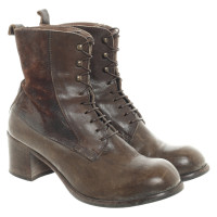 Moma Ankle boots Leather in Olive