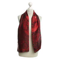 Etro Silk scarf in red / black