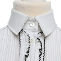 Dolce & Gabbana Bluse mit kleinen Rüschen