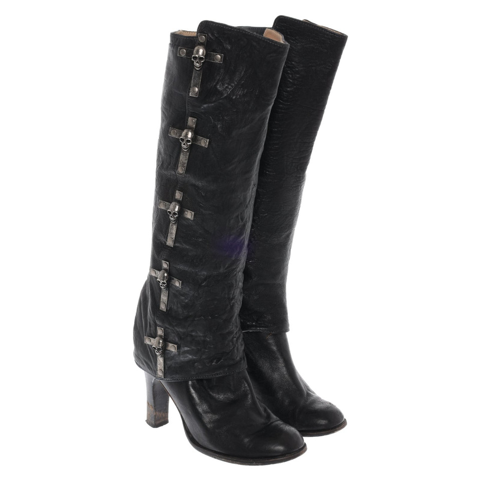 Thomas Wylde Boots Leather in Black
