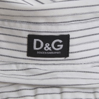 D&G Bluse mit Streifenmuster