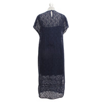 Set Crochet lace blue dress