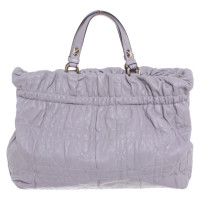 Christian Dior Handbag Leather in Violet