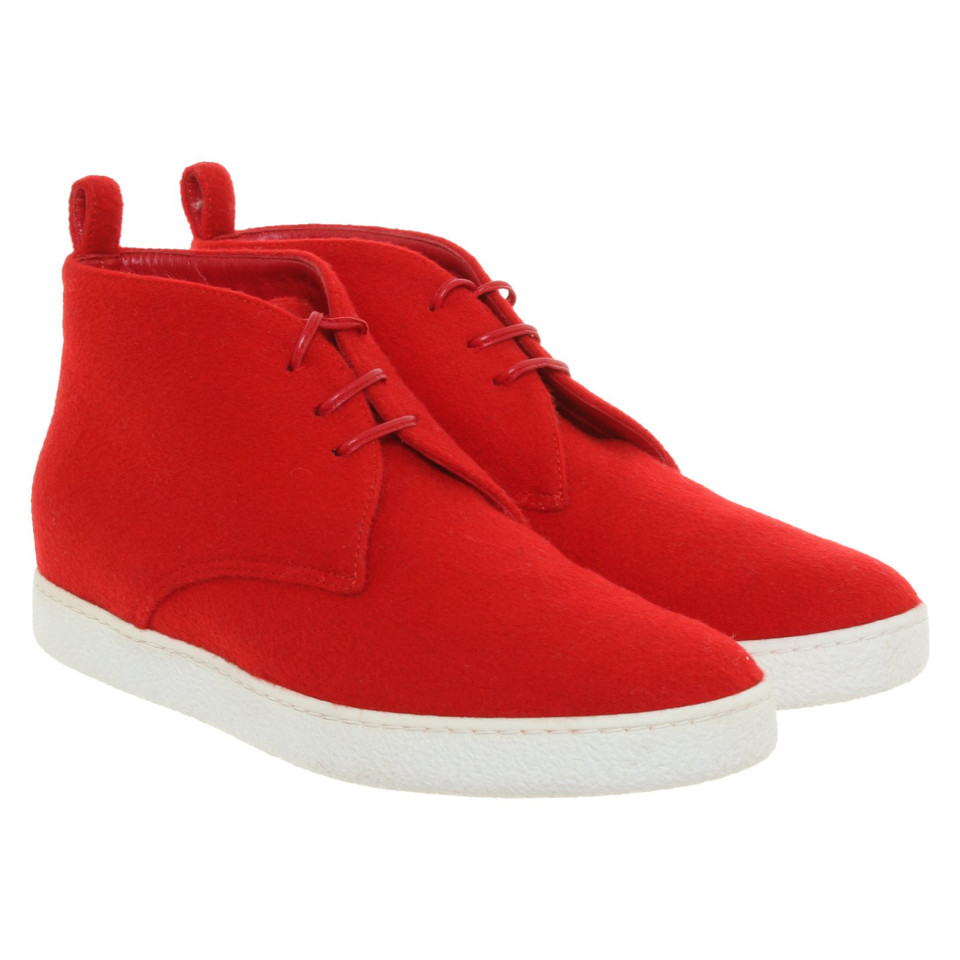 Iris Von Arnim Chaussures à lacets en Rouge