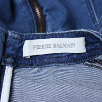 Pierre Balmain Robe en jean bleu