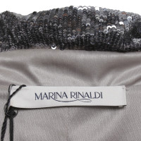 Marina Rinaldi Zilverkleurige blazer