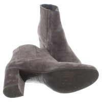 Pedro Garcia Suede Ankle Boots in grey