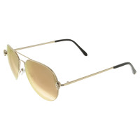 Philipp Plein lunettes de soleil de couleur or