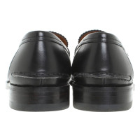Bally Lederen slipper in zwart