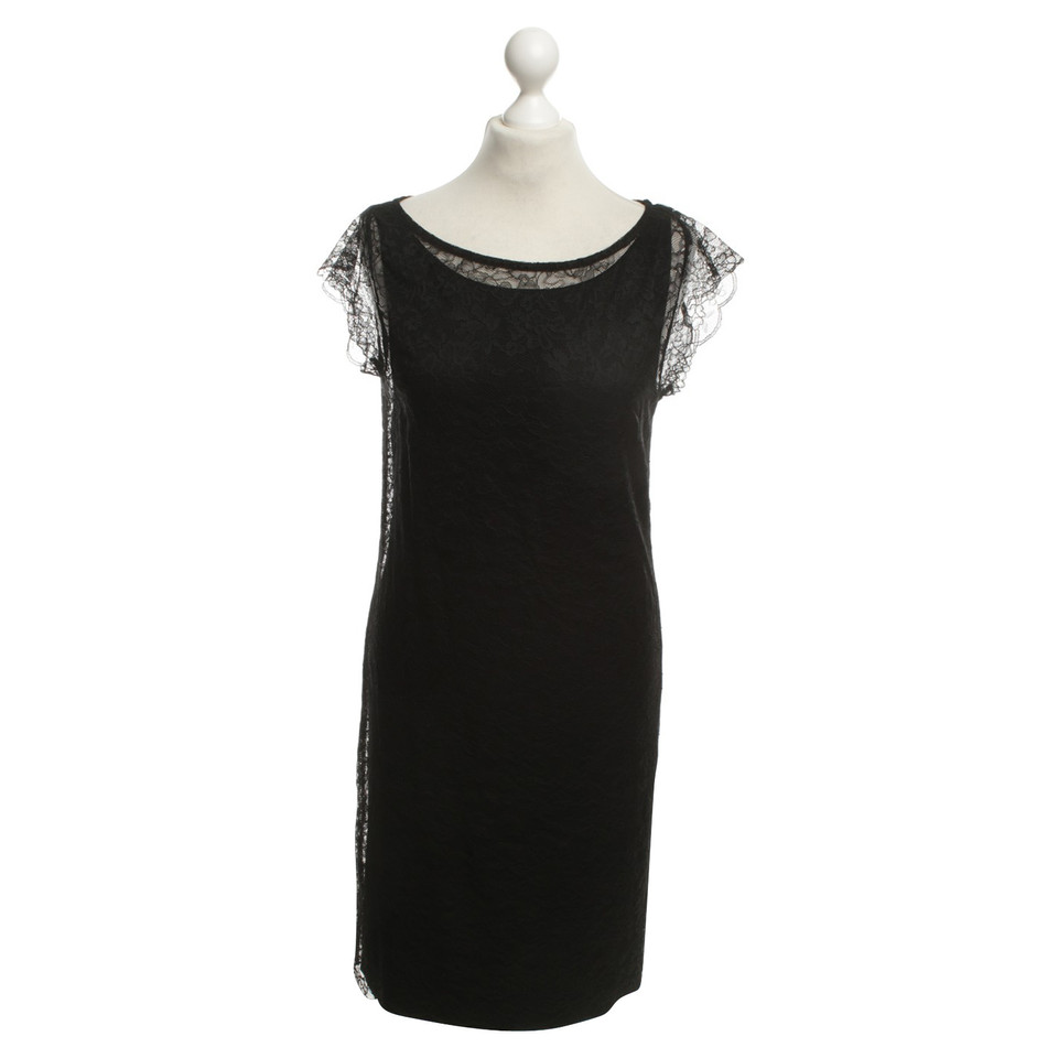 Velvet Lace Dress in Black