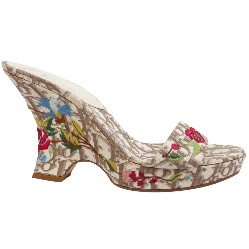 Christian Dior Mules with embroidery