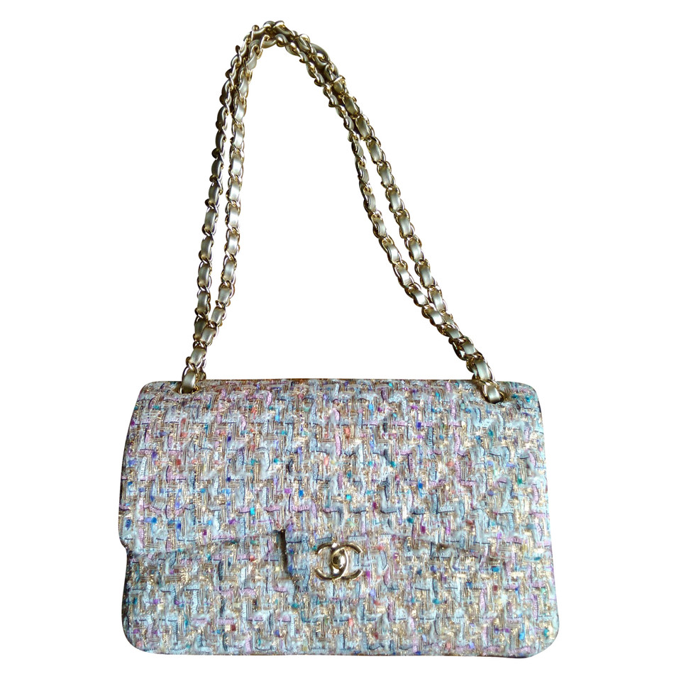 Chanel "Jumbo Flap Bag" Tweed