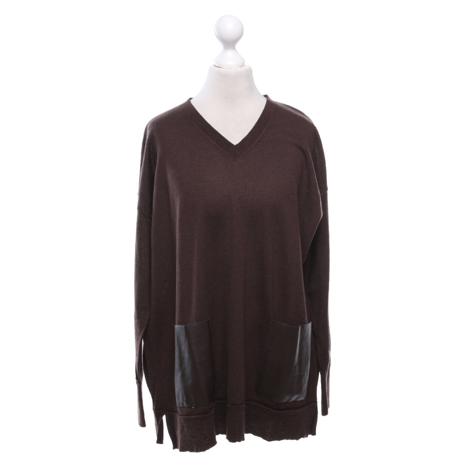 Steffen Schraut Tricot en Laine en Marron