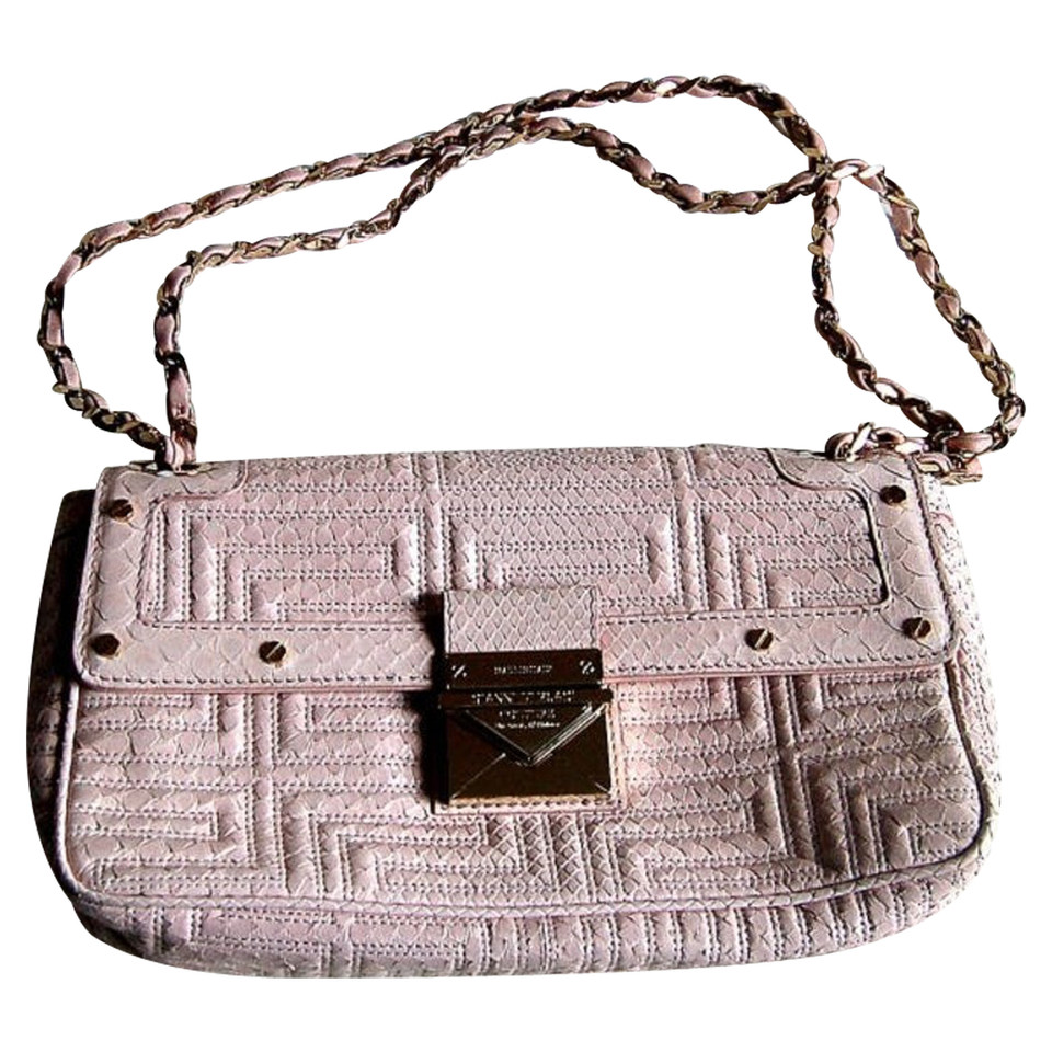 Versace Clutch Bag Leather in Pink
