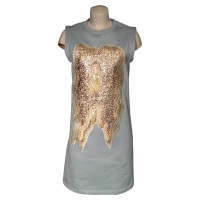 Acne Sweatshirt- Kleid mit Applikation 