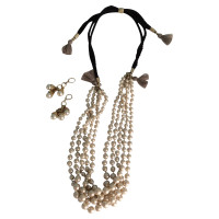 J. Crew Pearl necklace and earings - set