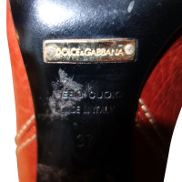 Dolce & Gabbana Rood lederen laarzen