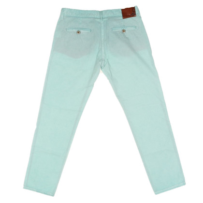 Patrizia Pepe Trousers Cotton in Turquoise