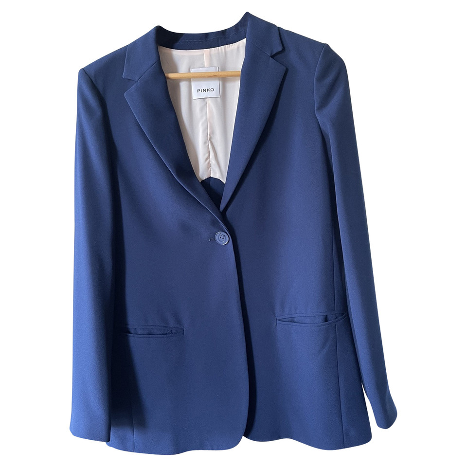 Pinko Jas/Mantel Viscose in Blauw