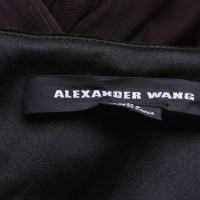 Alexander Wang Kleid in Schwarz/Bordeaux