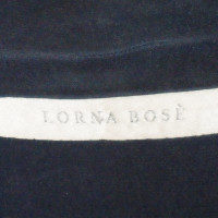 Lorna Bosè Seidenkleid in Dunkelblau