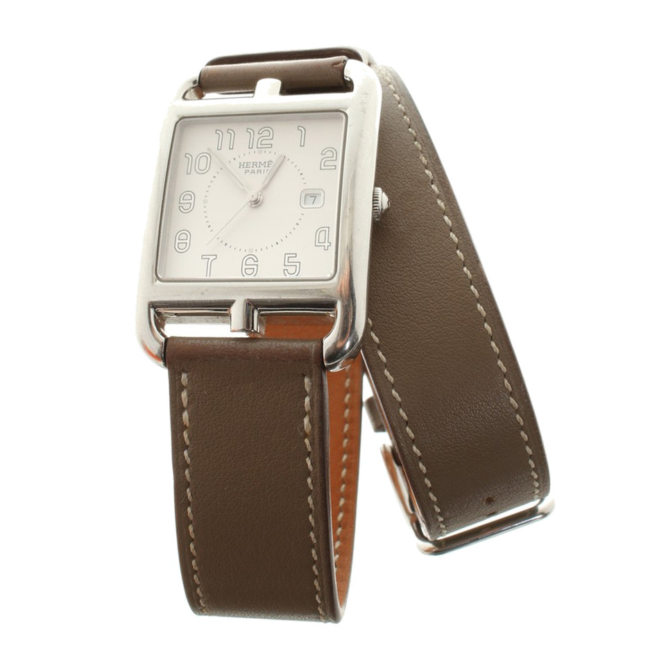 Hermès Armbanduhr in Taupe