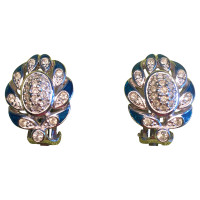 Burberry Clip earrings with Rhinestones