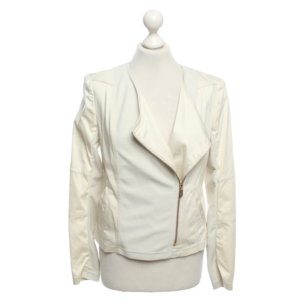 Boss Orange Jacke/Mantel aus Baumwolle in Creme