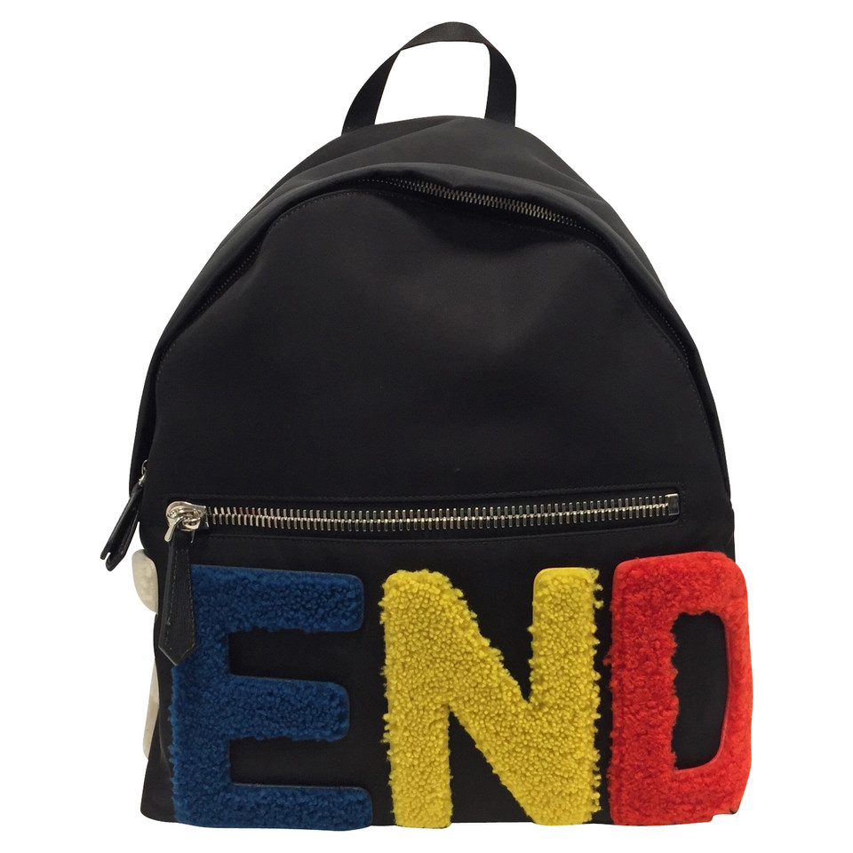Fendi Black backpack 
