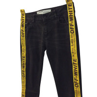 Off White Trousers Jeans fabric in Grey