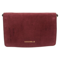 Coccinelle Ambrine Suede Crossbody aus Wildleder in Bordeaux