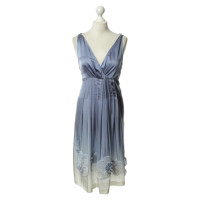 Moschino Cheap And Chic Dress with tonal embroidered silk flowers